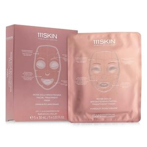 111Skin Rose Gold Brightening Facial Treatment Masks (x5)